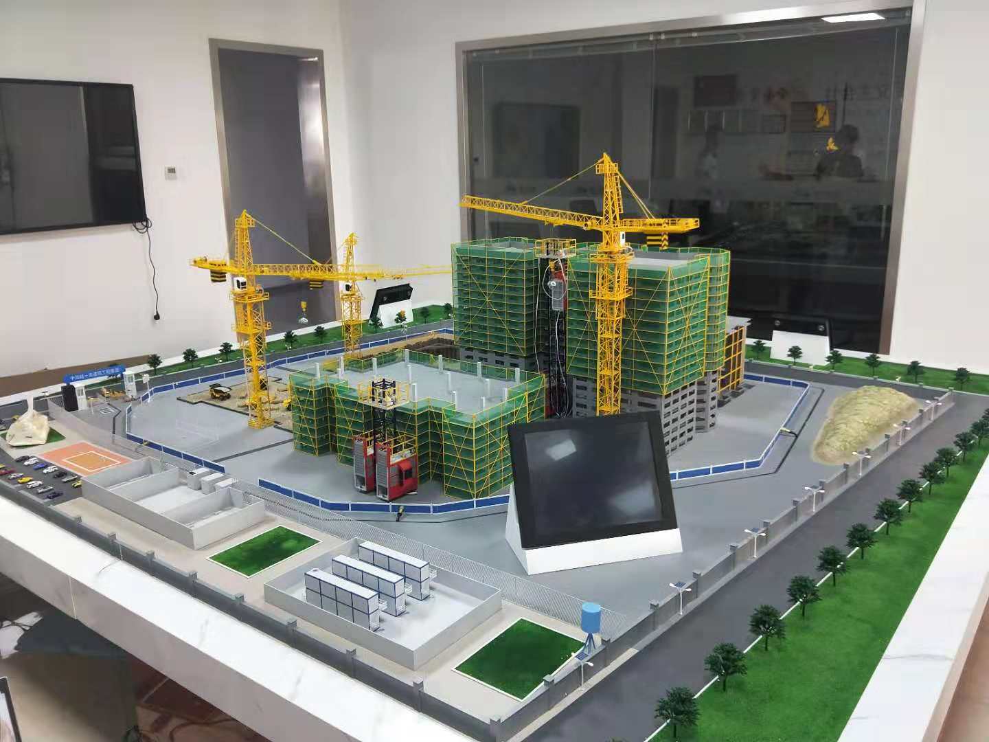 唐山建筑施工场景模型